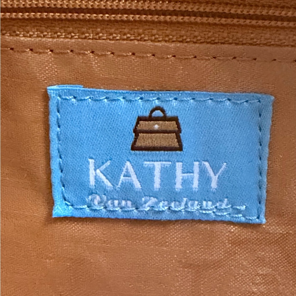 Kathy Van Zeeland Navy Blue Shoulder Bag - Picture 2 of 15